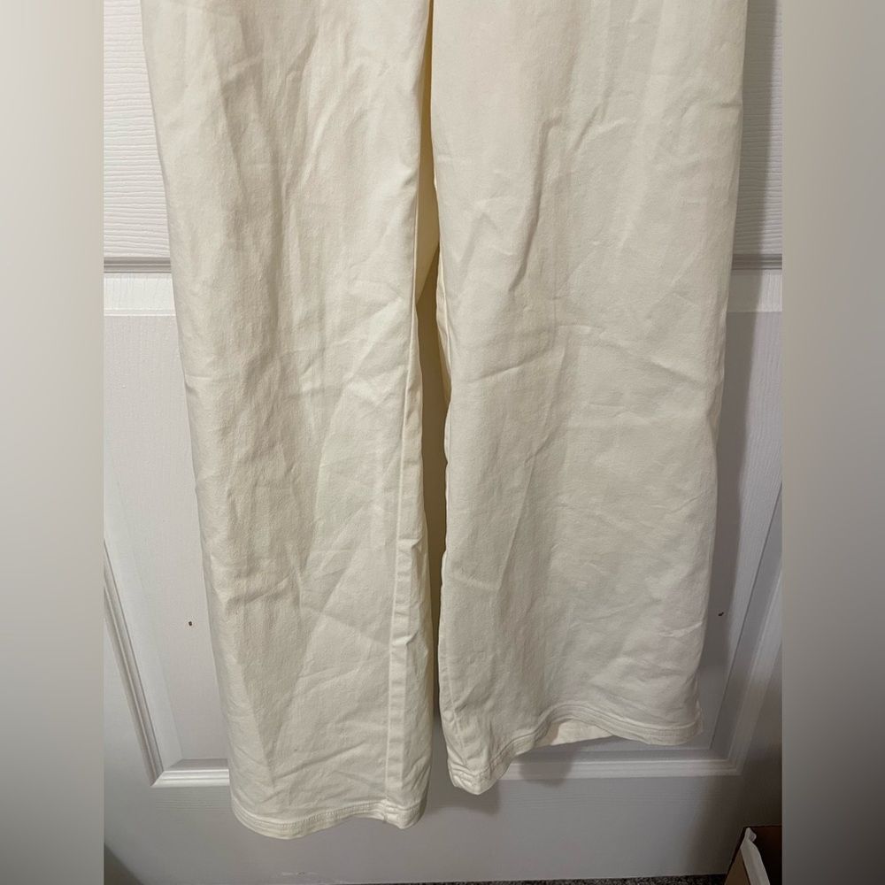 Sincerely Jules Denim V Cut Pale Yellow Jumpsuit. - Picture 4 of 9